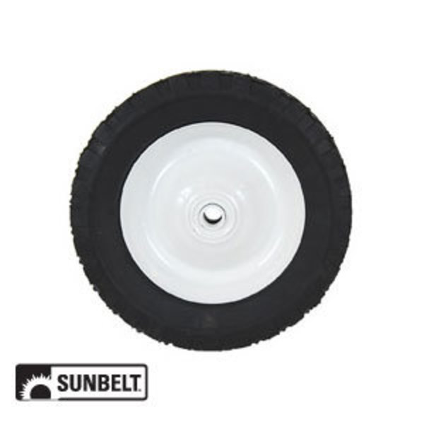 A & I Products WHEEL-DECK, 8X1.75, DIAMOND, STEEL, WHITE 7.85" x7.85" x1.85" A-B1SB278